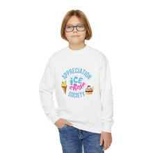 Load image into Gallery viewer, &quot;Ice Cream Society&quot; Youth Crewneck Sweatshirt
