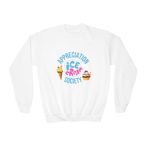 "Ice Cream Society" Youth Crewneck Sweatshirt
