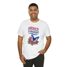 Load image into Gallery viewer, &quot;America the Beautiful&quot; Unisex Jersey Short Sleeve Tee