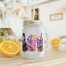 Load image into Gallery viewer, Wednesday &amp; Enid Mason Jar Tumbler