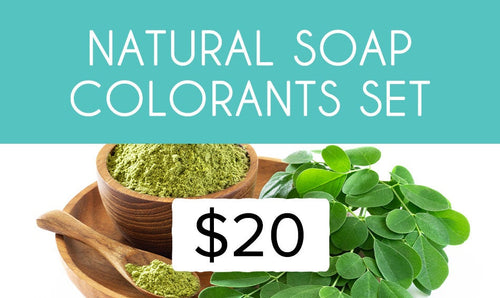 Natural Colorants Set for Soap Making