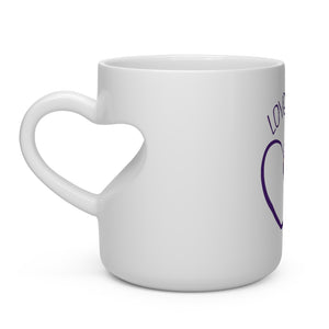 Heart Shape "Love is Love" Mug