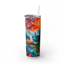 Load image into Gallery viewer, Lighthouse 3D Skinny Steel Tumbler with Straw, 20oz