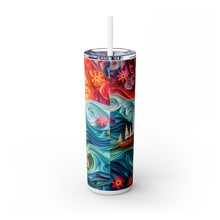 Load image into Gallery viewer, Lighthouse 3D Skinny Steel Tumbler with Straw, 20oz