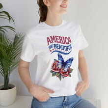 Load image into Gallery viewer, &quot;America the Beautiful&quot; Unisex Jersey Short Sleeve Tee