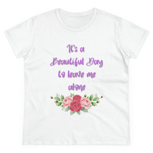 "It's a Beautiful Day" Women's Midweight Cotton Tee
