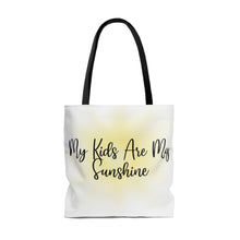 Load image into Gallery viewer, &quot;My Kids are My Sunshine&quot; #Momlife Tote Bag