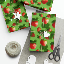 Load image into Gallery viewer, Strawberry Mint Wrapping Paper