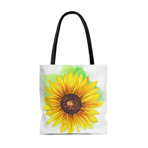 "In a World Full of Roses Be a Sunflower" Tote Bag