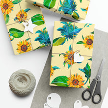 Load image into Gallery viewer, Sunflower Wrapping Paper