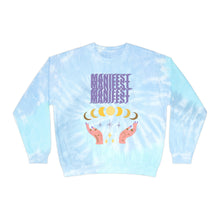 Load image into Gallery viewer, &quot;Manifest&quot; Unisex Tie-Dye Sweatshirt